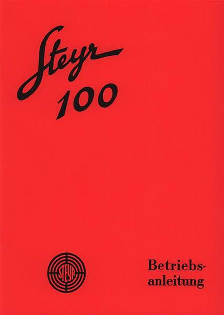 Steyr Typ 100 Betriebsanleitung, Buchcover