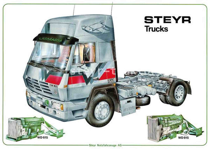 Steyr WD615 Poster, Poster-Motiv