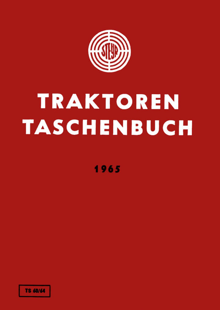 Steyr Werkstattdaten für Traktoren - Ausgbe 1965, Buchcover