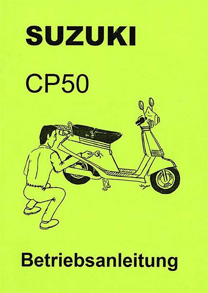 Suzuki CP50 Betriebsanleitung, Buchcover