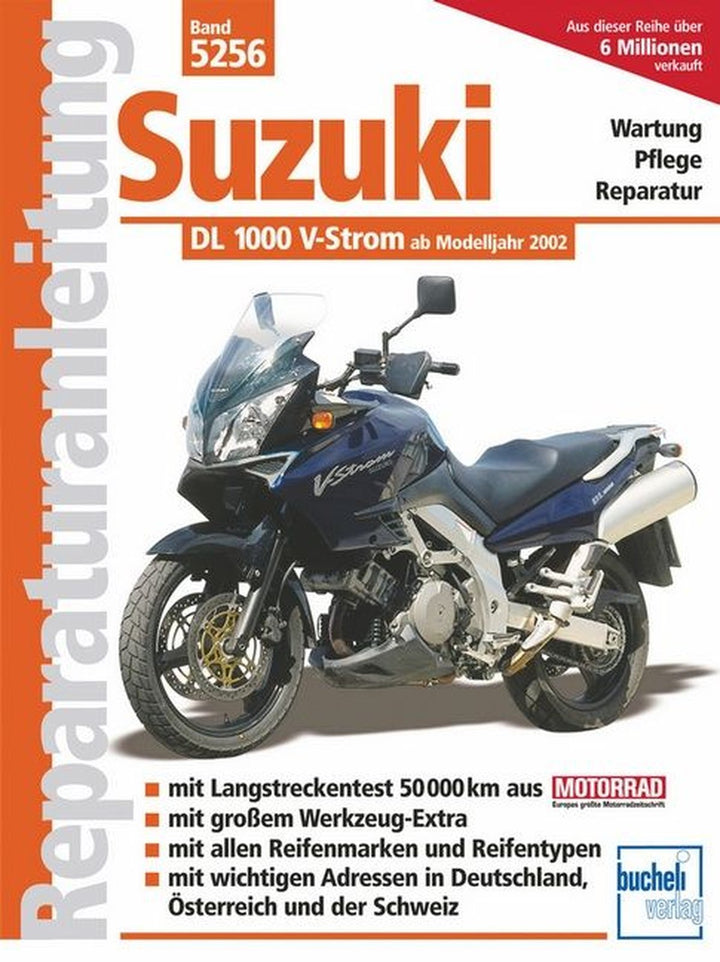 Suzuki DL1000 V-Strom Reparaturanleitung, Buchcover