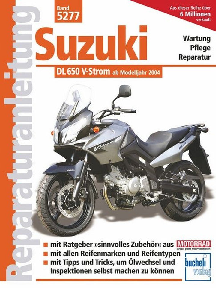 Suzuki DL650 V-Strom Reparatuanleitung, Buchcover