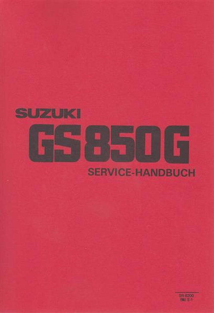 Suzuki GS850G Reparaturanleitung, Buchcover