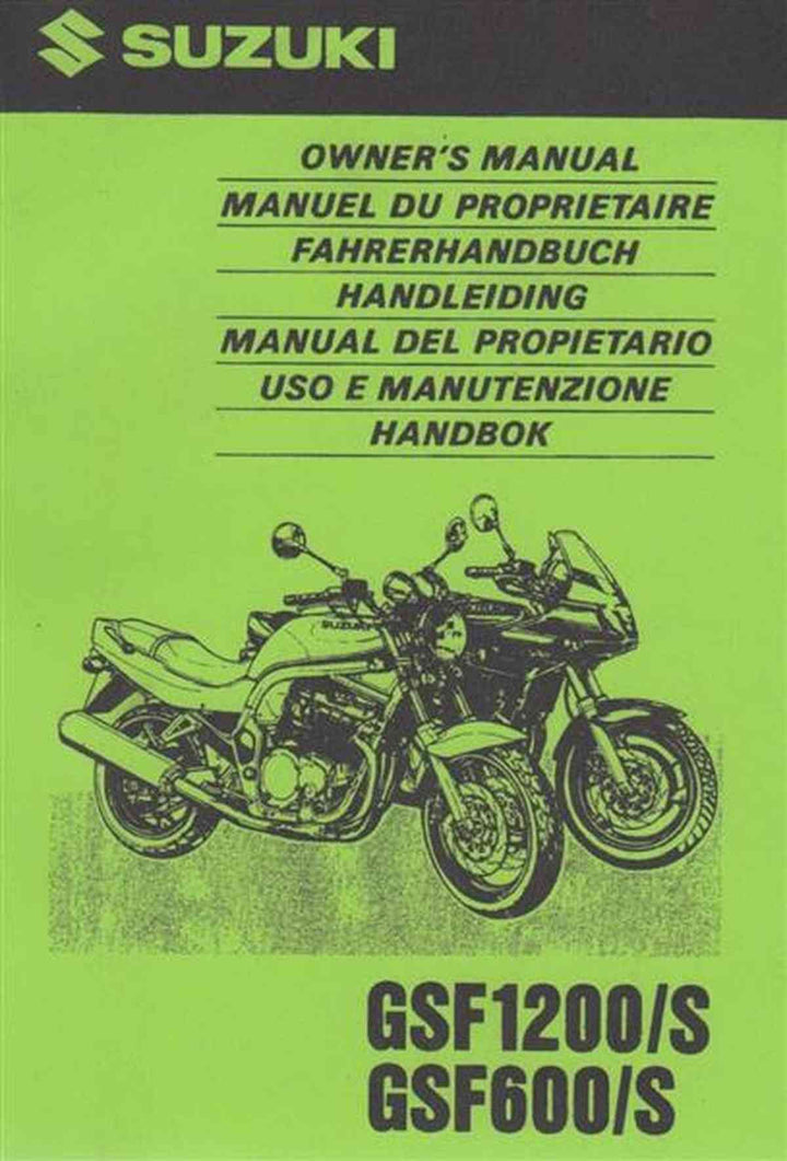 Suzuki GSF600 GSF600S GSF 1200 GSF1200S Fahrerhandbuch, Buchcover