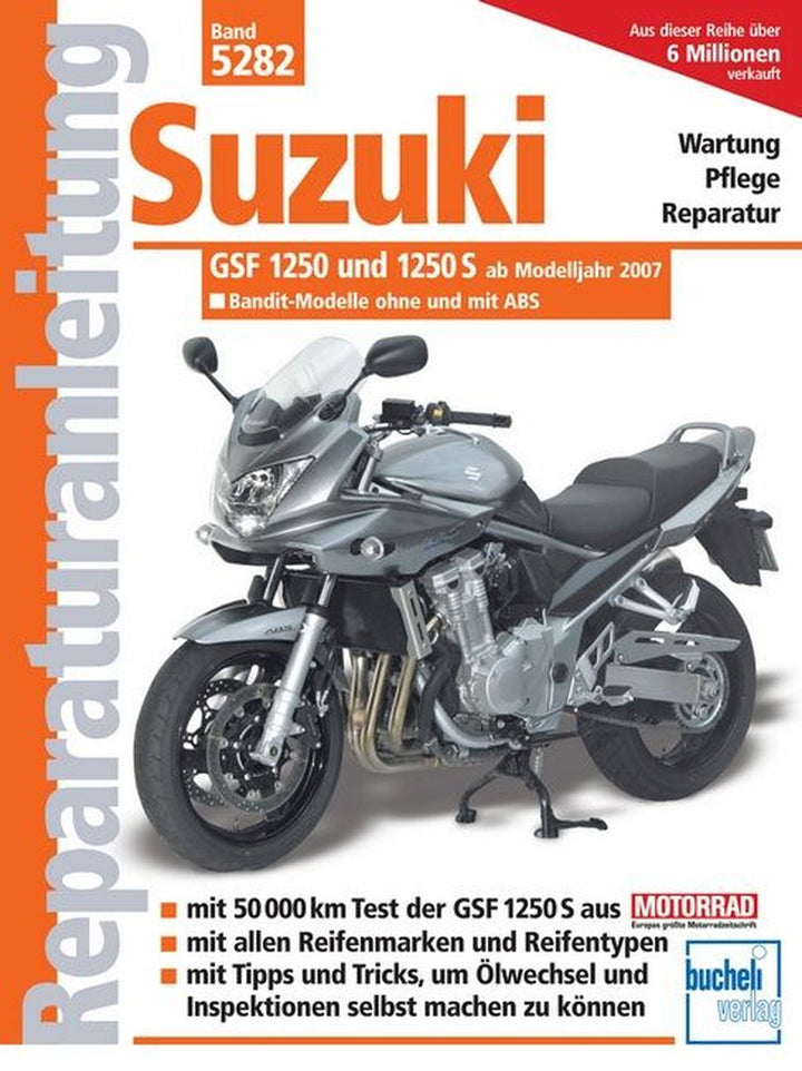 Suzuki GSF1250 und GSF1250S Bandit Reparaturanleitung, Buchcover