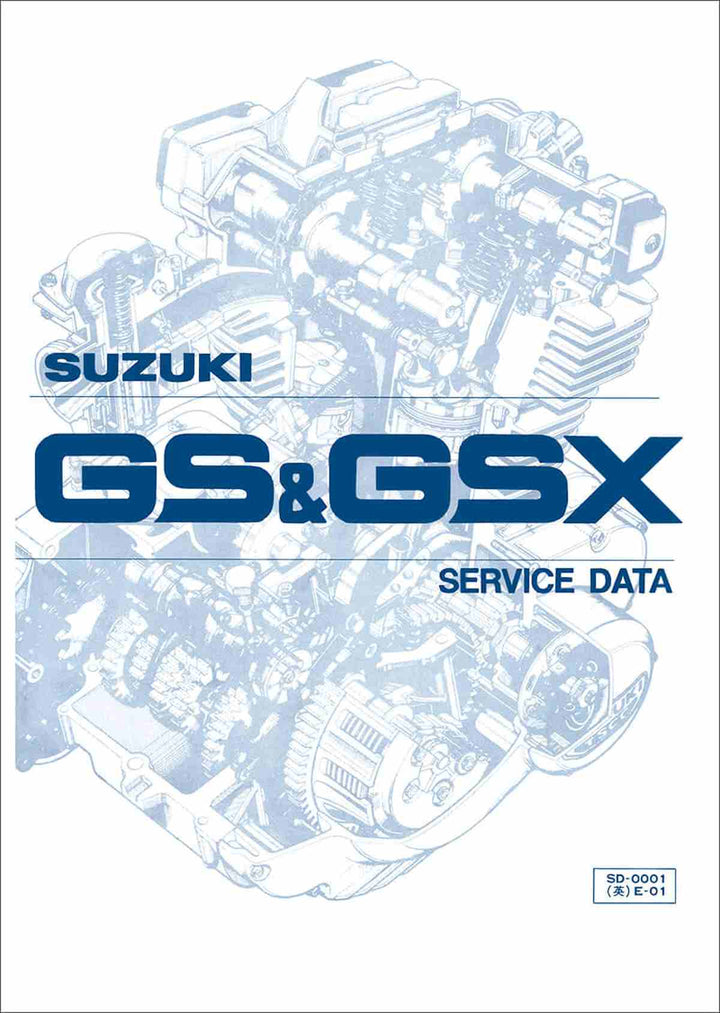 Suzuki GS & GSX Service Data, Buchcover