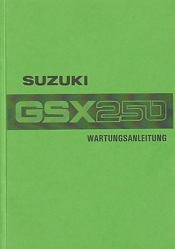 Suzuki GSX250 Reparaturanleitung, Buchcover