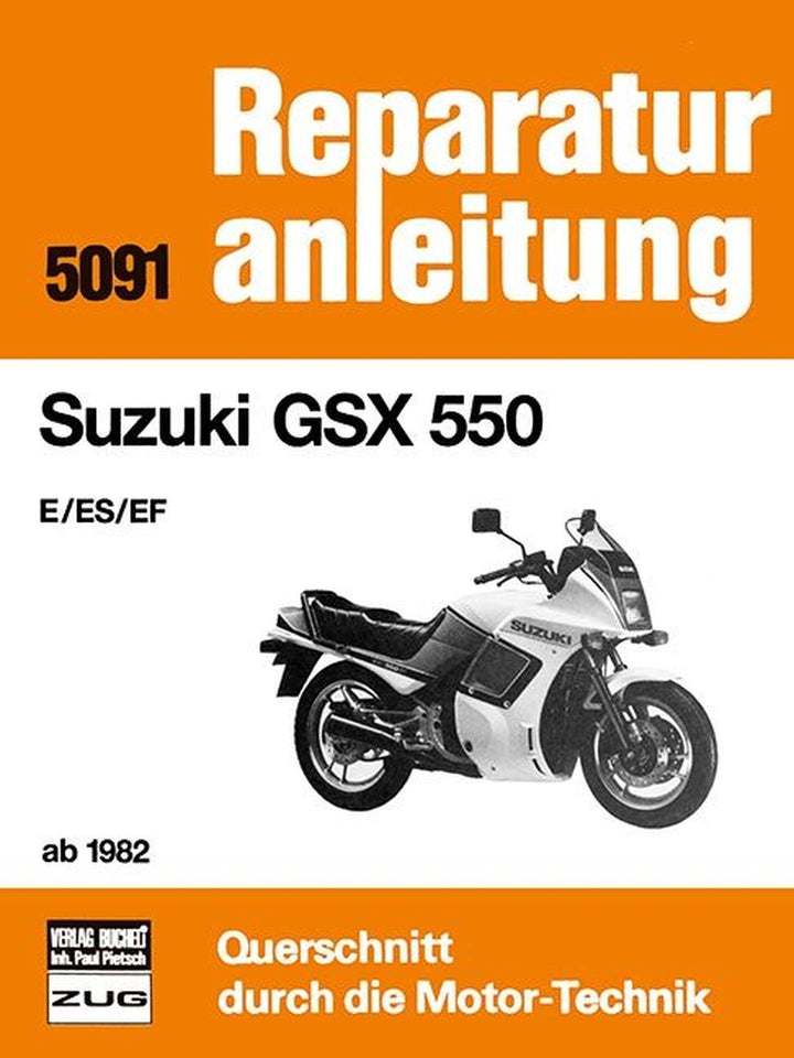 Suzuki GSX550 Reparaturanleitung, Buchcover