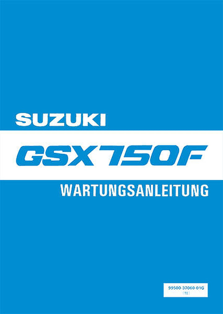 Suzuki GSX750F Reparaturanleitung, Buchcover