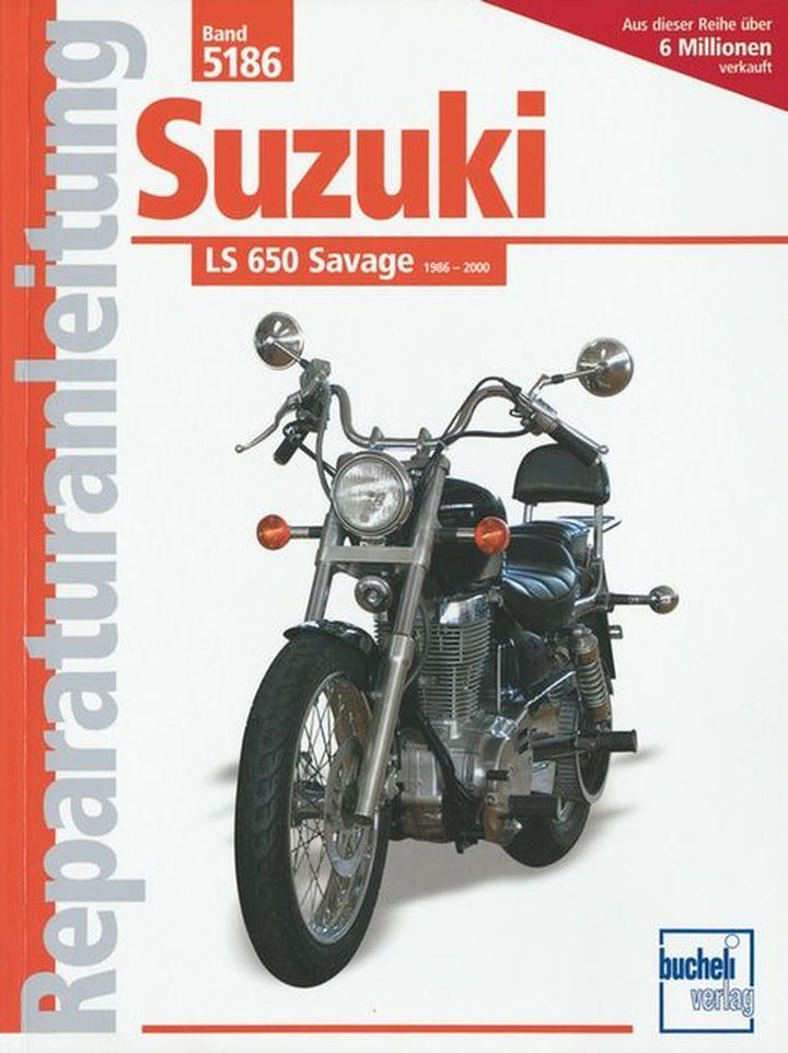 Suzuki LS650 Savage Reparaturanleitung, Buchcover