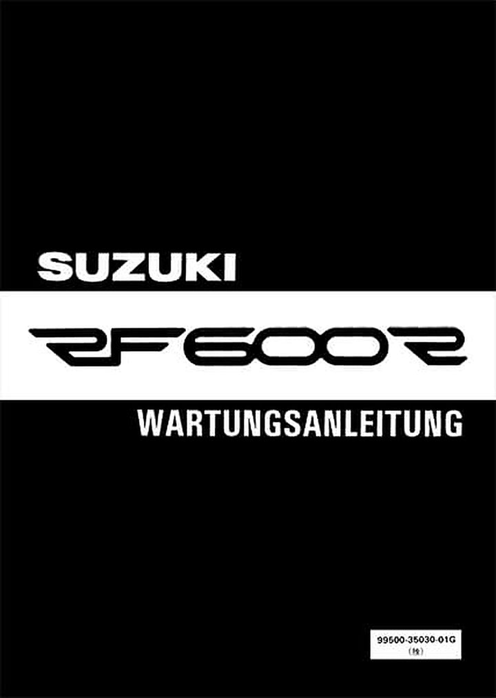 Suzuki RF600R Reparaturanleitung, Buchcover