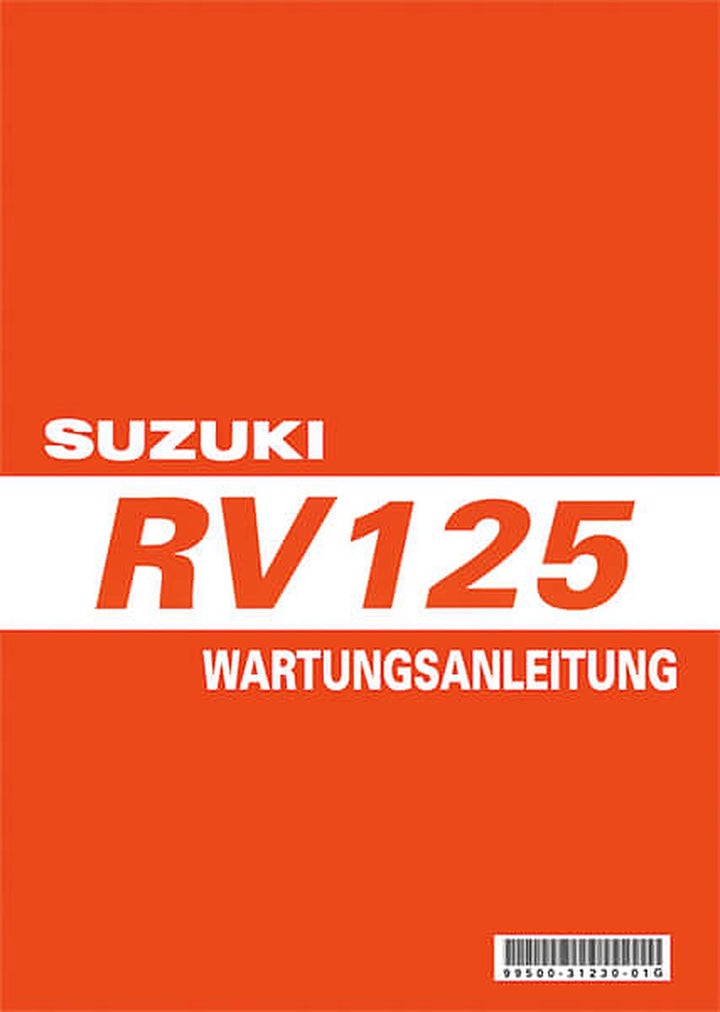 Suzuki RV125K3 Reparaturanleitung, Buchcover