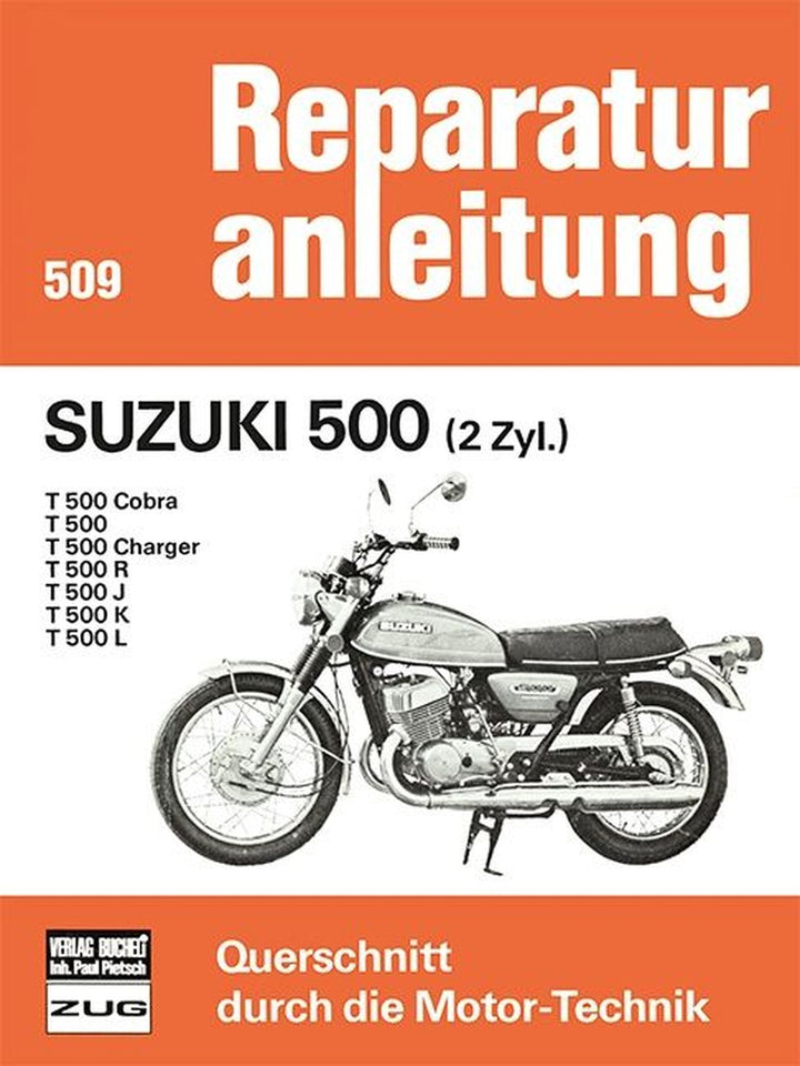 Suzuki T500 Reparaturanleitung, Buchcover