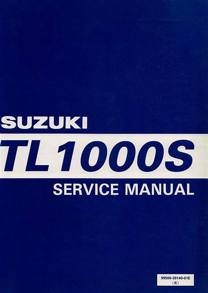 Suzuki TL1000S Service Manual, Buchcover