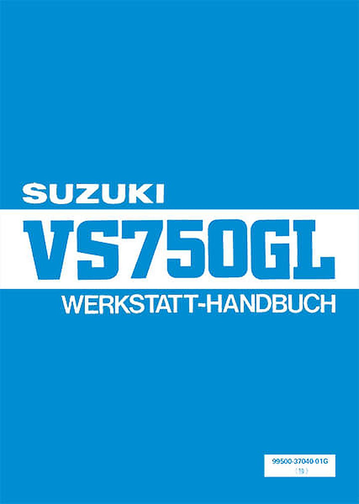 Suzuki VS750GL Reparaturanleitung, Buchcover