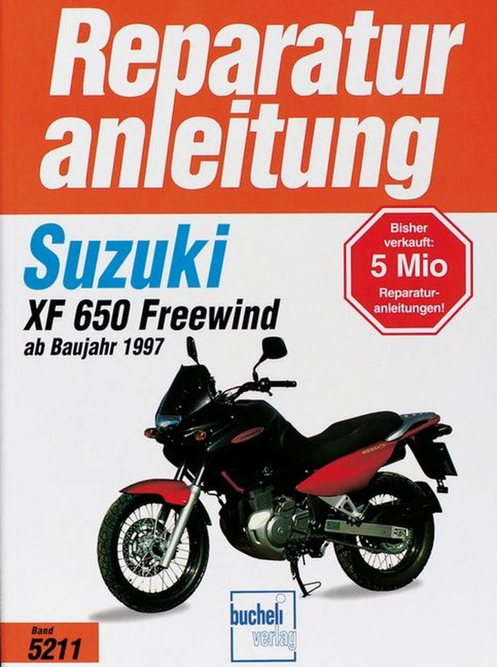 Suzuki XF650 Freewind Reparaturanleitung, Buchcover