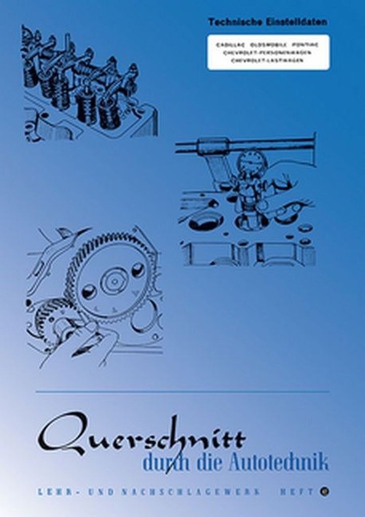 Technische Einstelldaten - Reparaturbuch, Buchcover