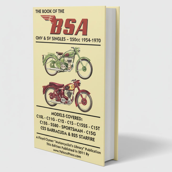 The book of the 250 cc BSA - A practical handbook covering all models from 1954 to 1970, Buchcover