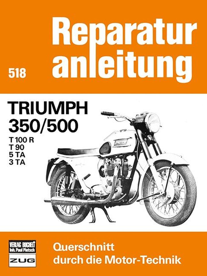 Triumph 350/500 - Reparaturbuch, Buchcover