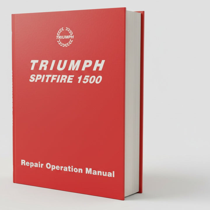 Triumph Spitfire 1500 Handbook