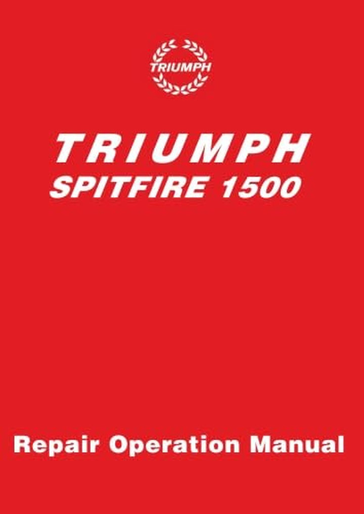 Triumph Spitfire 1500 Handbook - gedrucktes Buch zum Bestpreis! - verwuester.net