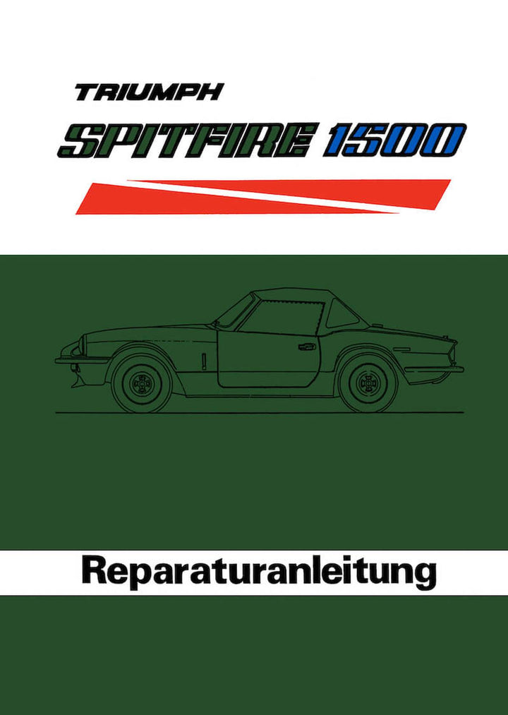 Triumph Spitfire 1500 Reparaturanleitung, Buchcover