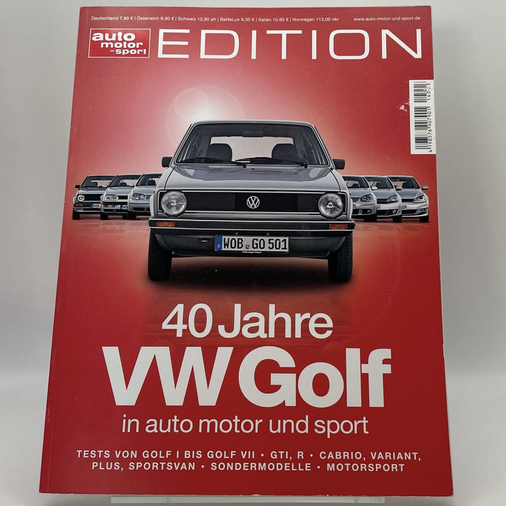 40 Jahre VW Golf in auto motor und sport