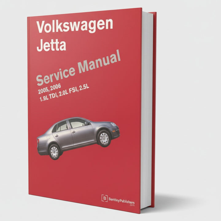 Volkswagen Jetta Service Manual 2005 & 2006 - gedrucktes Buch zum Bestpreis! - verwuester.net