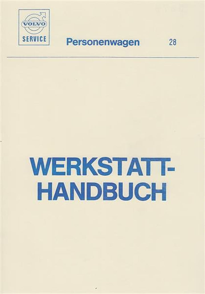 Volvo 122 Amazon, Instrumente und Heizung, Werkstatt-Handbuch, Buchcover