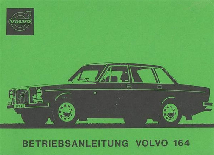 Volvo 164, Betriebsanleitung, Buchcover