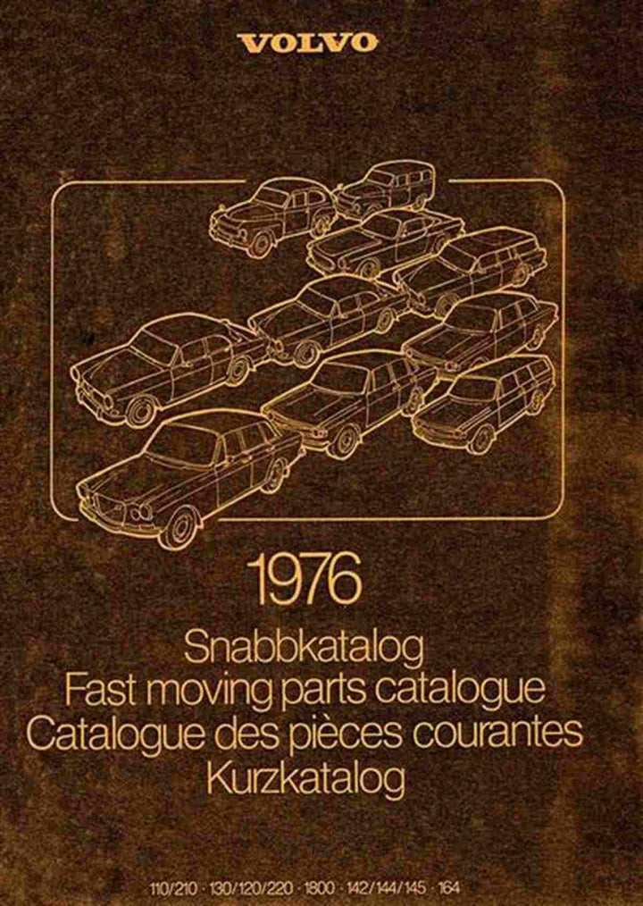 Volvo Modelle 1962-1975, Ersatzteilkatalog, Buchcover