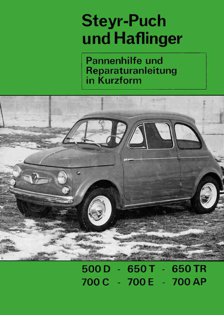 Puch 700 C, F.I.A. Homologation Nr. 1066, Buchcover