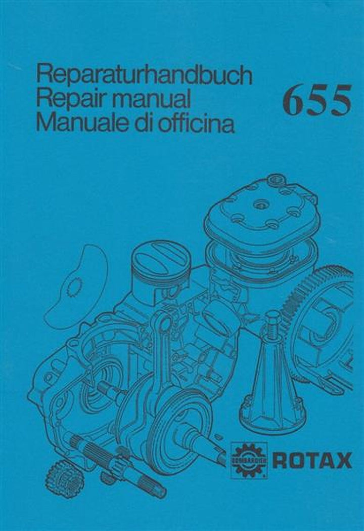 Rotax 655 Motor Reparaturhandbuch, Titelseite