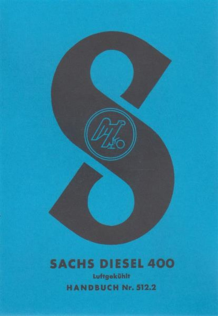 Sachs Motor 400 Diesel, Handbuch, Titelseite