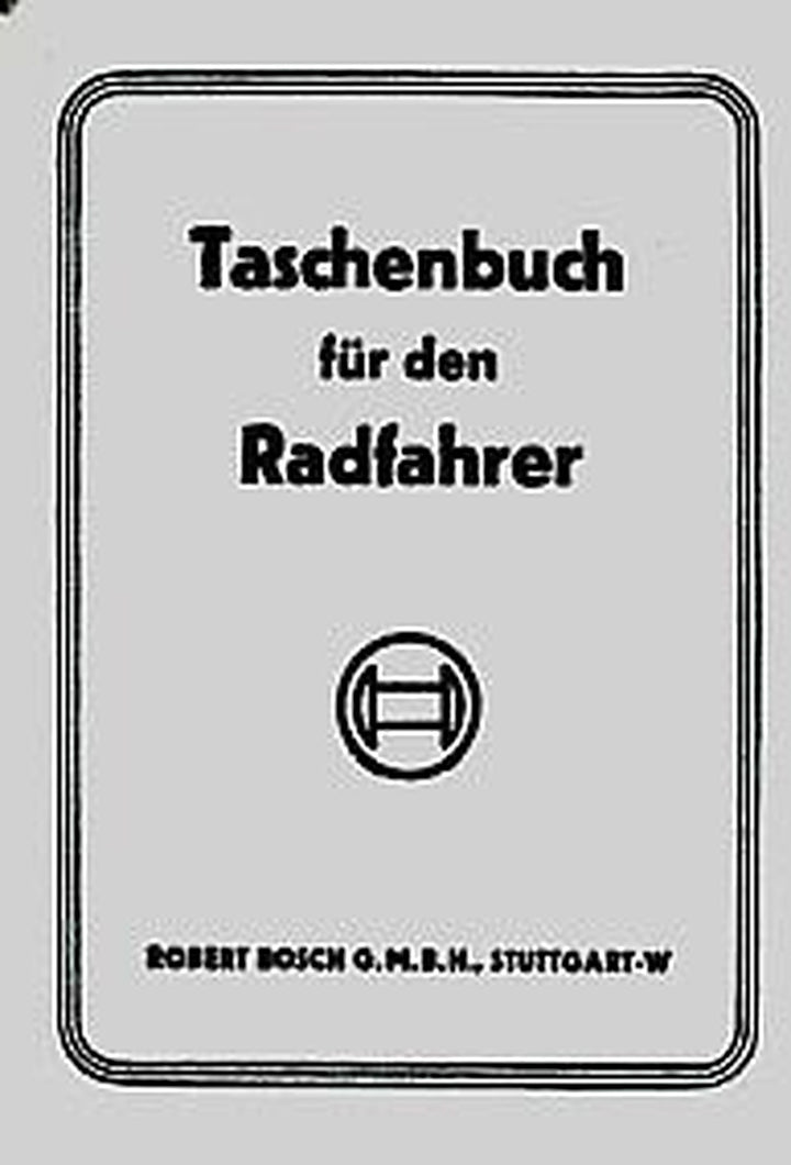 Taschenbuch für den Radfahrer (Ausgabe 1940), Titelseite