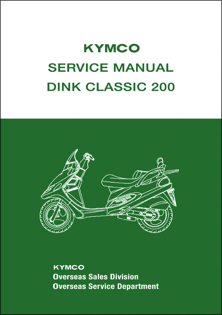 Kymco Dink Classic 200 Service Manual
