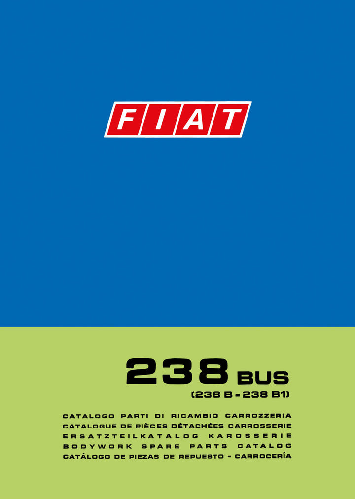 Fiat 238 BUS (238B - 238B1) Karosserie Ersatzteilkatalog