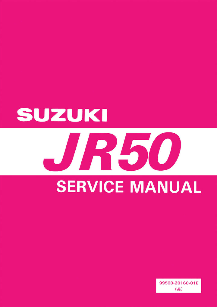 Suzuki JR50 Service Manual