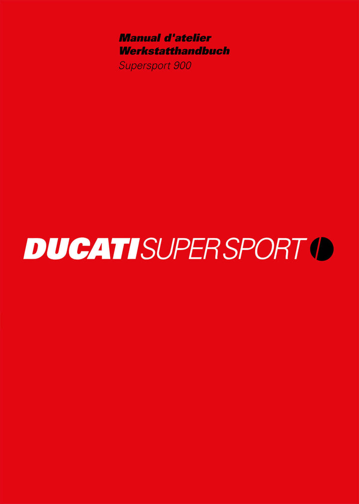 Ducati SuperSport 900 MY1998 Werkstatthandbuch
