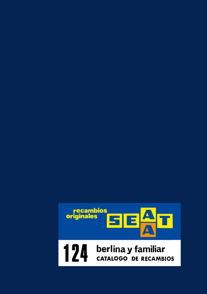 Seat 124 Family Spare Parts Catalog