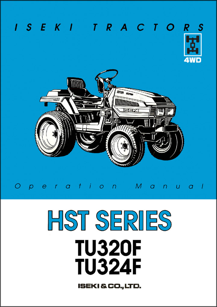 Iseki Traktor TU320F & TU324F Operators Manual