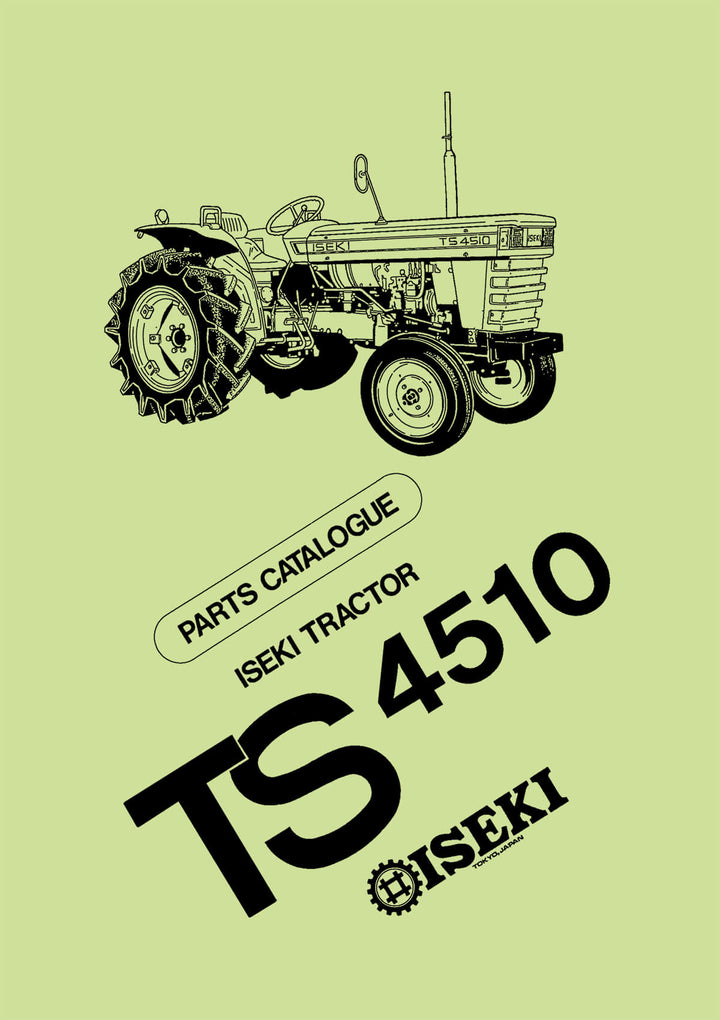 Iseki Traktor TS4510 Parts Catalogue