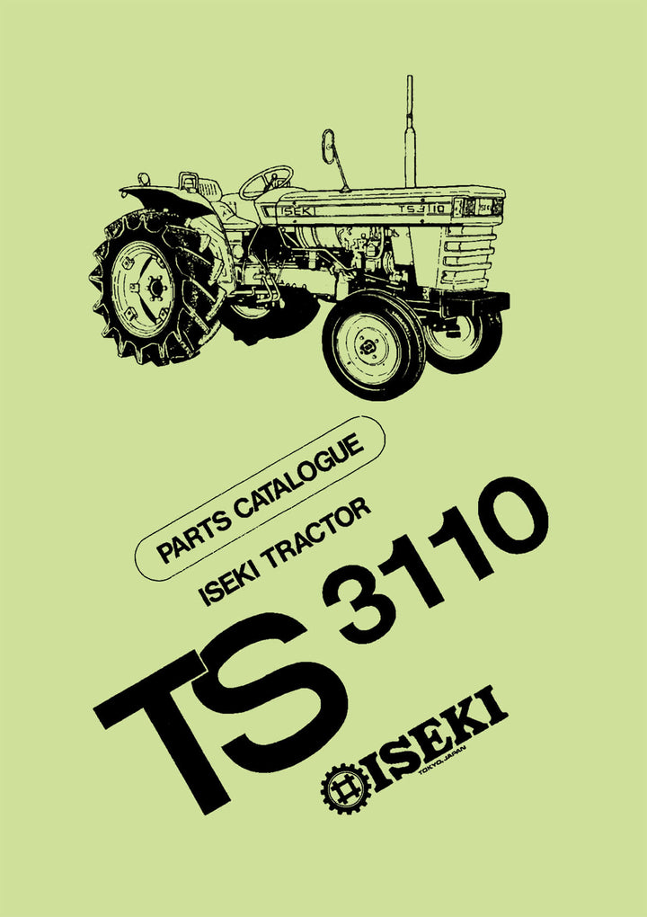Iseki Traktor TS3110 Parts Catalogue