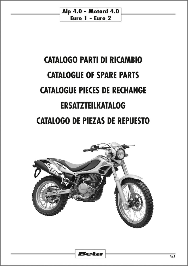 Beta Alp 4.0 - Motard 4.0 Ersatzteilkatalog