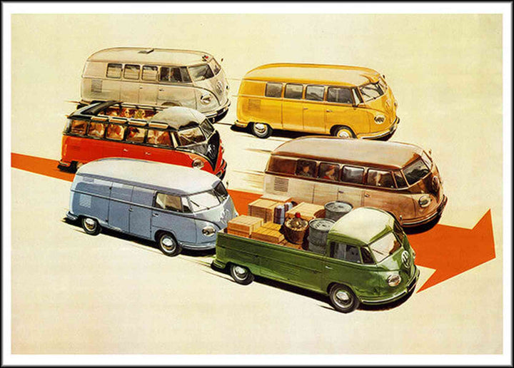 VW Bulli Poster, Poster-Motiv