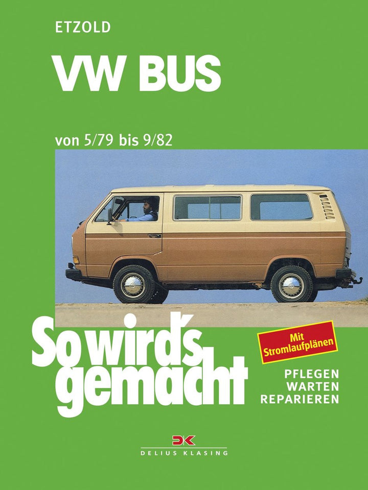 VW Bus 05/79 bis 9/82 - Reparaturbuch, Buchcover