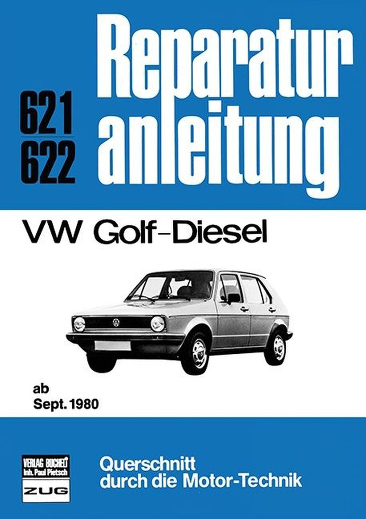 VW Golf-Diesel - Reparaturbuch, Buchcover