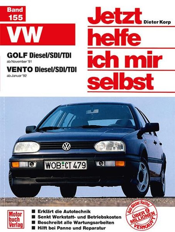 VW Golf/Vento Reparaturbuch - gedrucktes Buch zum Bestpreis! - verwuester.net
