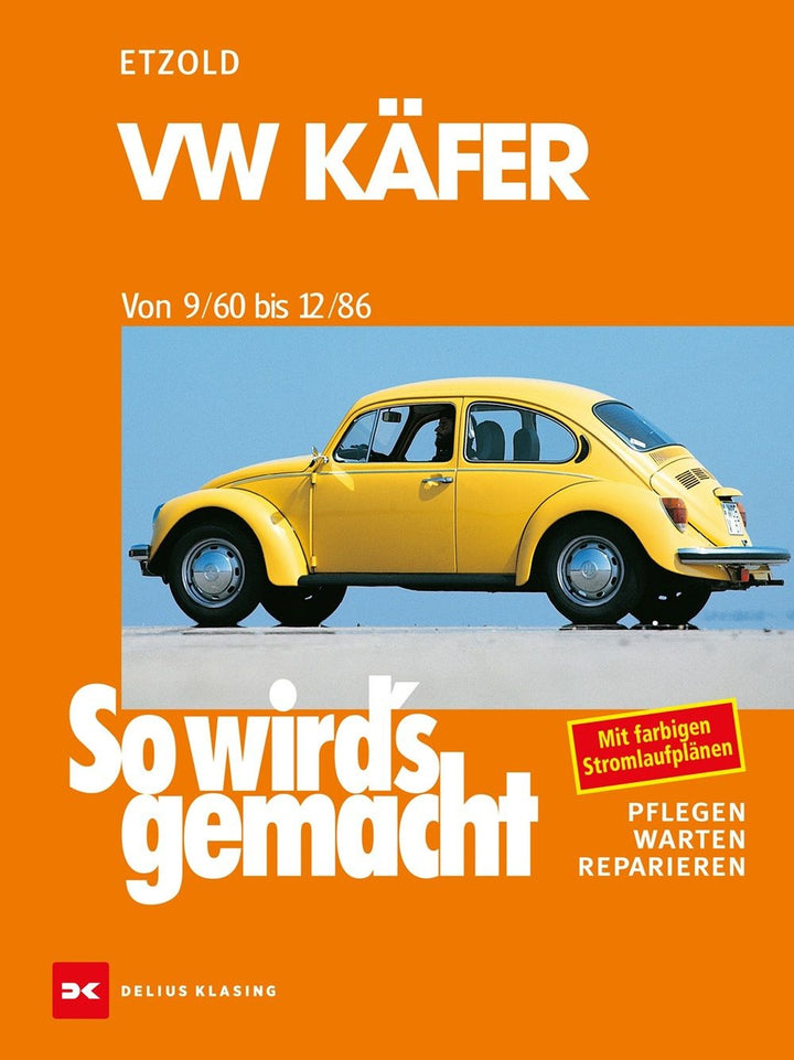 VW Käfer 9/60-12/86 - Reparaturbuch, Buchcover