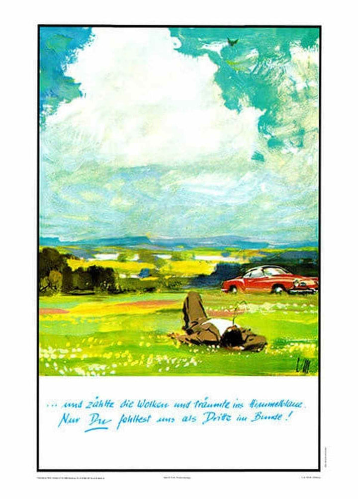 VW Karmann Ghia Poster, Poster-Motiv